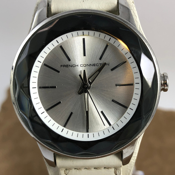 french connection white watch